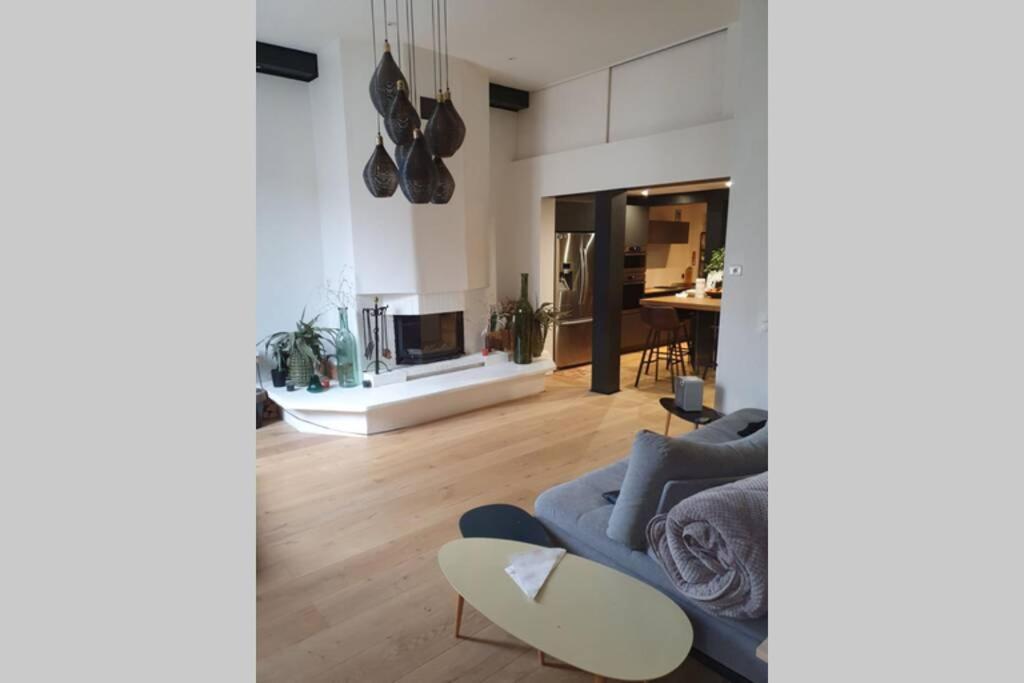 Loft De Type Industriel Et Spacieux Nice Exterior foto